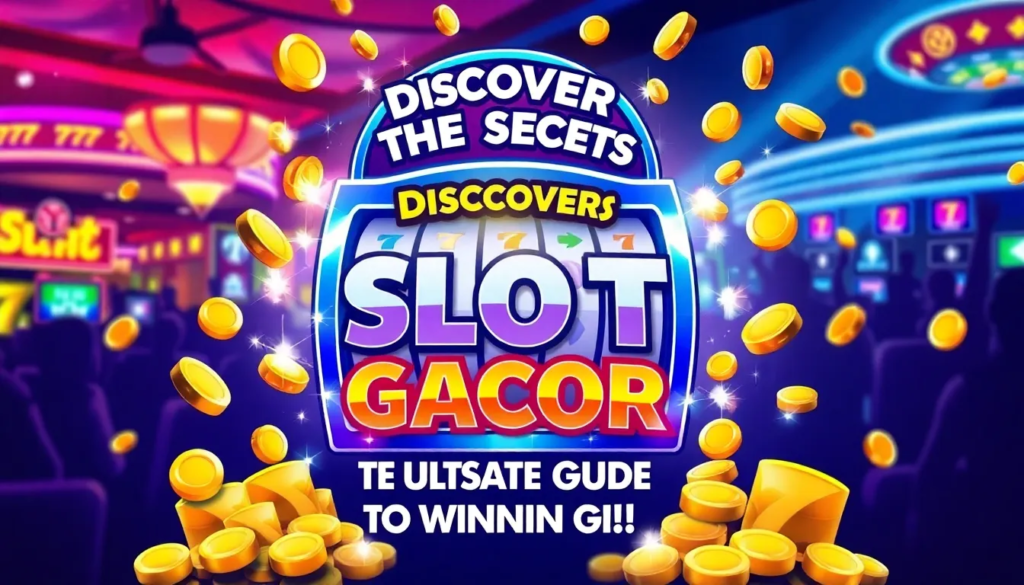 Discover The Secrets: Info Slot Gacor – Your Ultimate Guide To Winning Big!